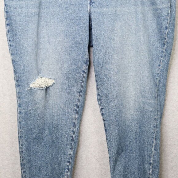 Madewell Mid-Rise Perfect Vintage Jean Womens 26W Distressed New Medium Wash - Picture 3 of 16